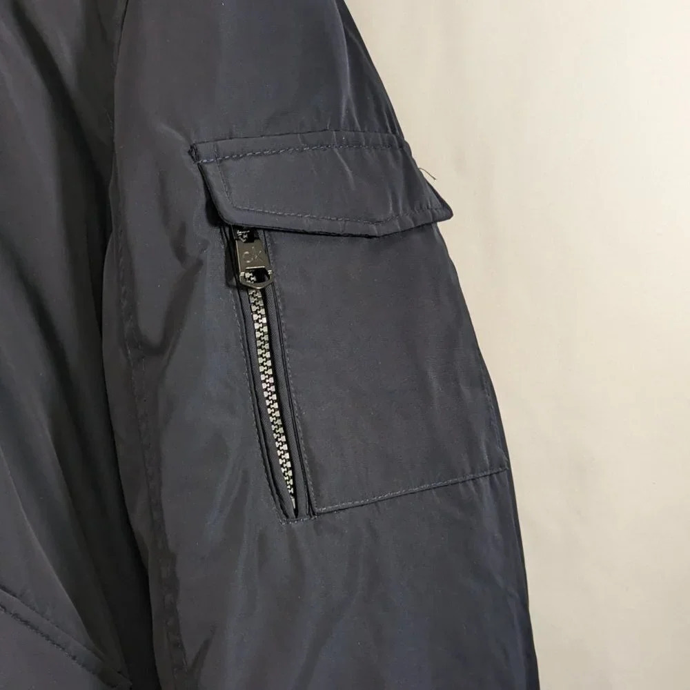 Calvin Klein  Mens Winter Jacket Size Large Blue - Picture 2 of 16